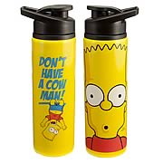 Simpsons Bart Simpson Don't Have a Cow Man! Water Bottle